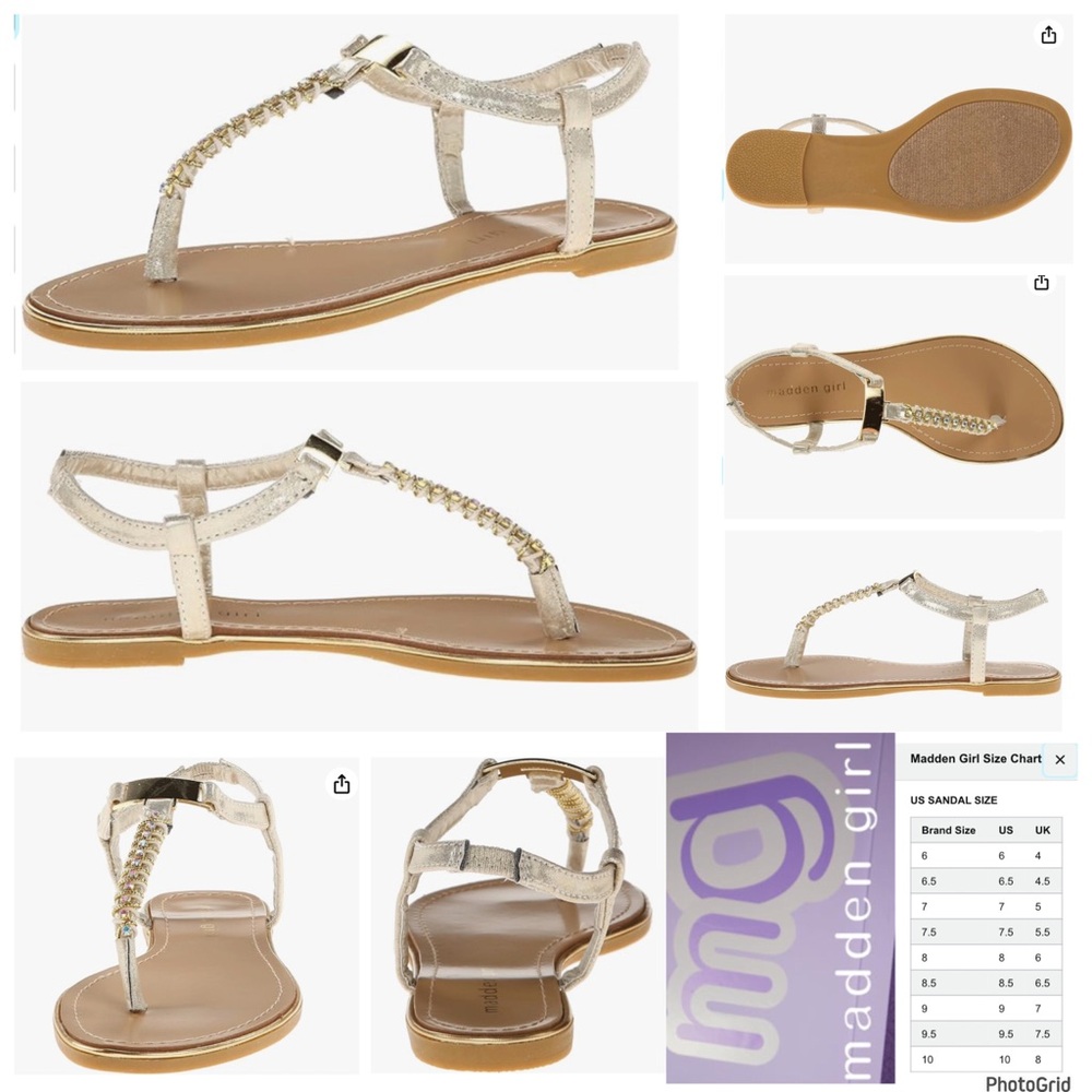 Steve Madden size 8.5 thong flip flop sandals NEW
